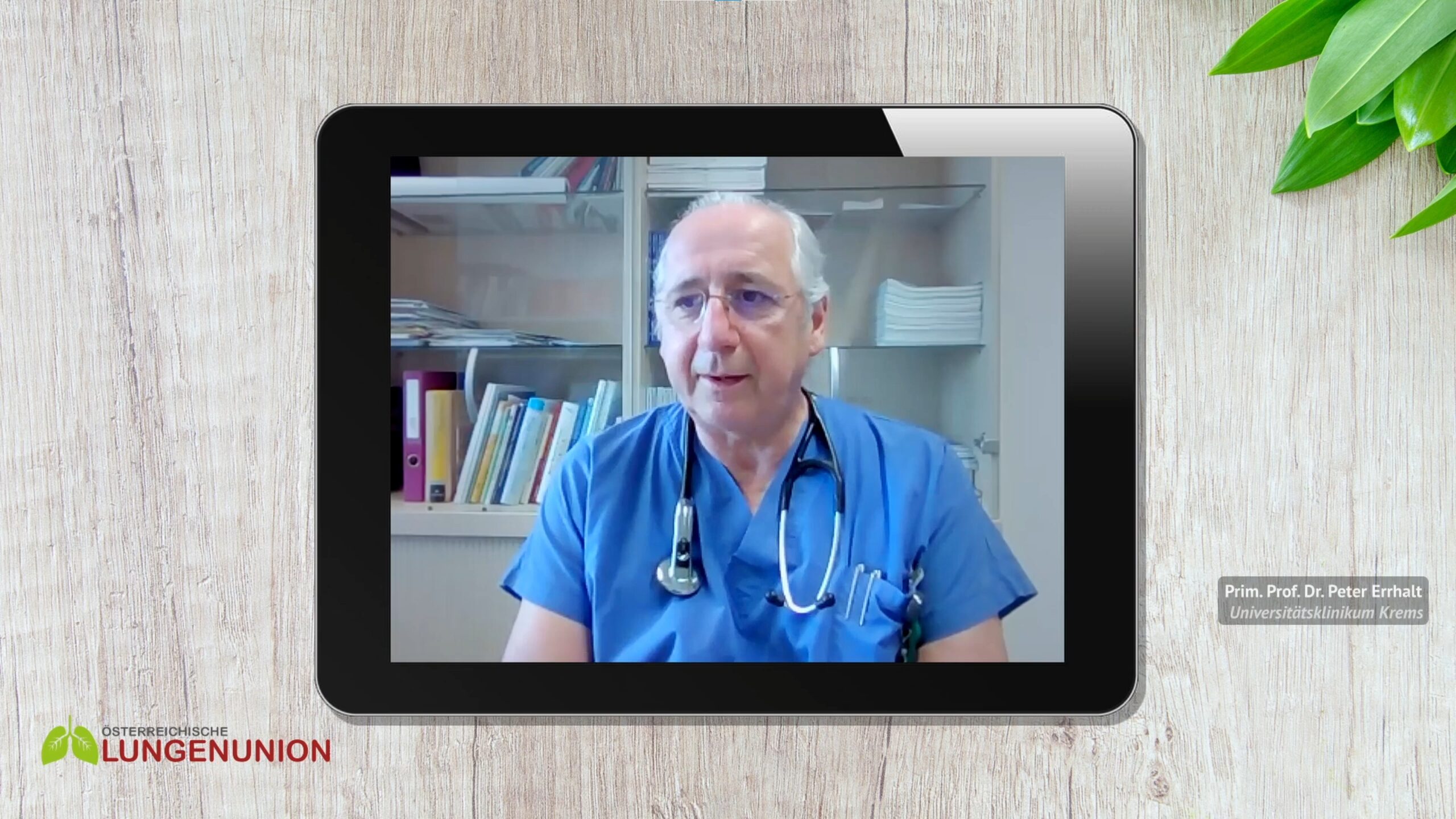 Prim. Clin. Ass. Prof. Dr. Peter Errhalt / Videoserie Lungenkrebs – Was nun?