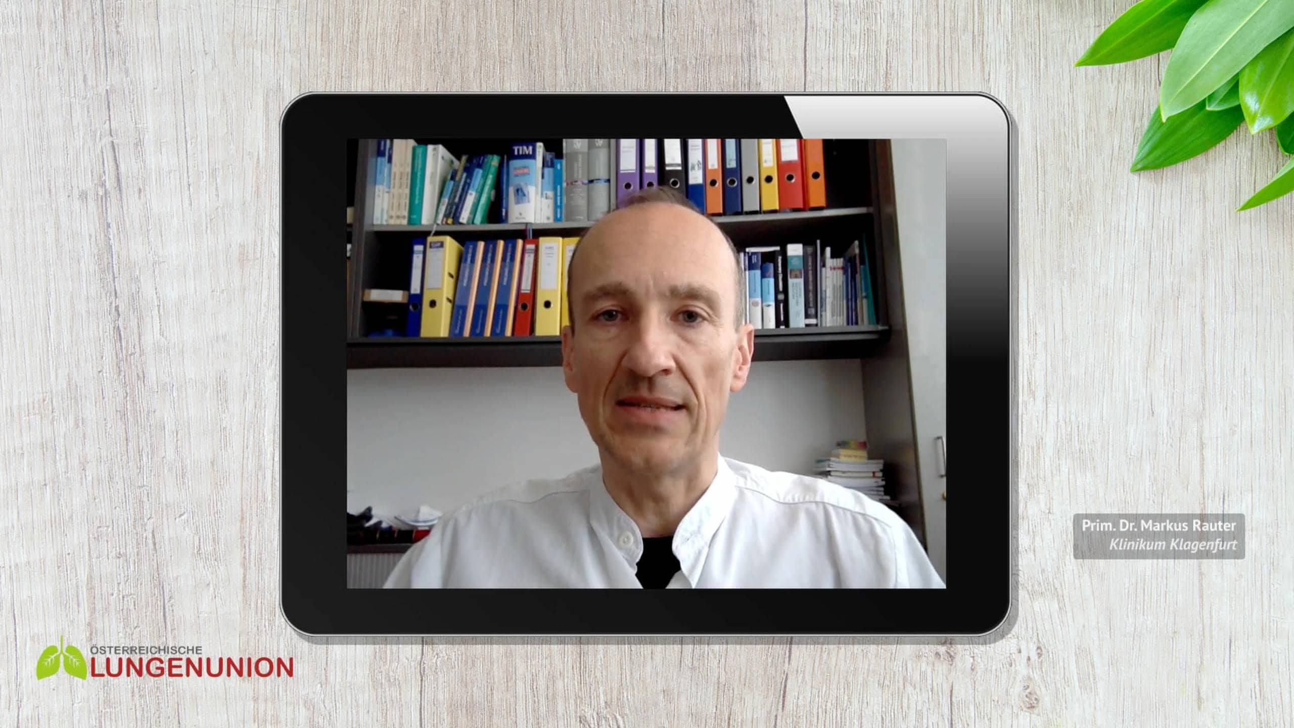 Prim. Dr. Markus Rauter / Videoserie Lungenkrebs – Was nun?