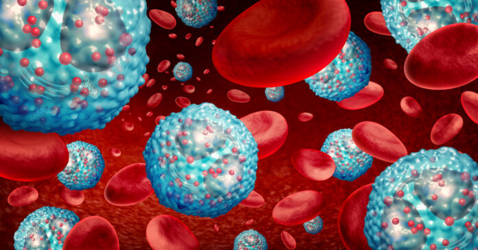 Konzept der eosinophilen weißen Blutkörperchen im menschlichen Körper im Zusammenhang mit dem Immunsystem und Allergien oder Asthmaerkrankungen als Zellen innerhalb eines Arterienanatomiekonzepts als 3D-Illustration, Illustration: iStockphoto