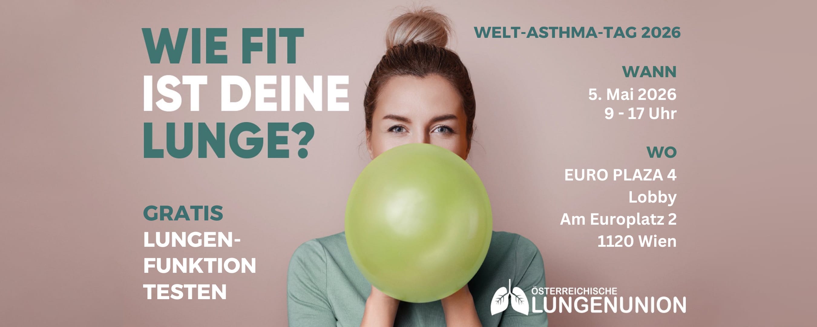 Aktionstage 2026: Wie fit ist deine Lunge?