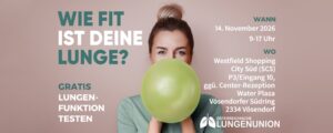 Aktionstage 2026: Wie fit ist deine Lunge?
