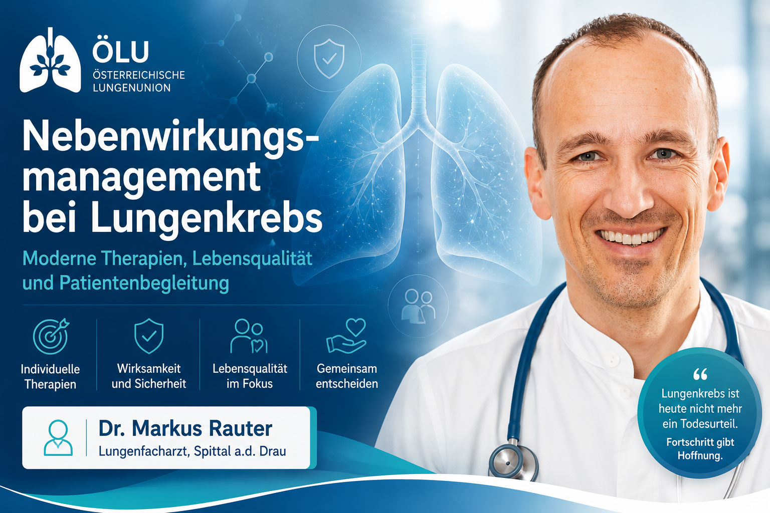 Nebenwirkungsmanagement bei Lungenkrebs