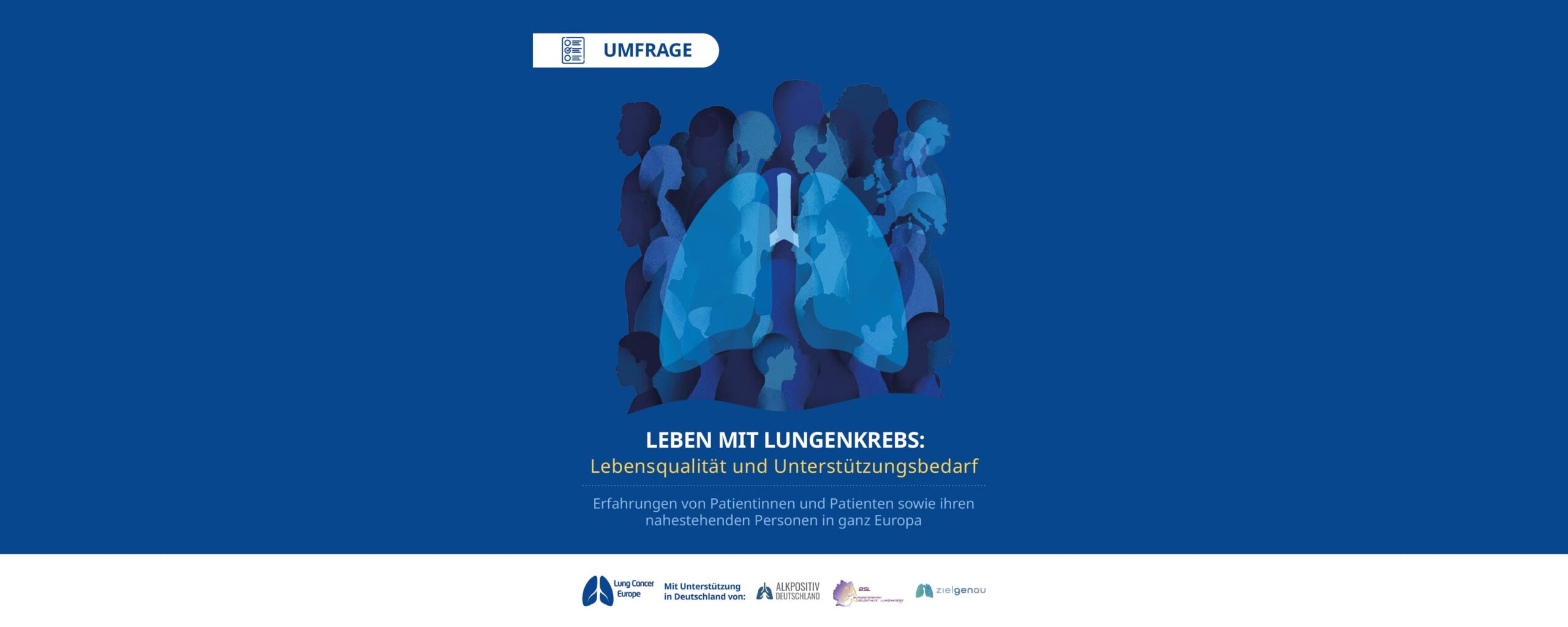 Umfrage: Lebensqualität und Unterstützungsbedarf bei Lungenkrebs – BITTE MITMACHEN